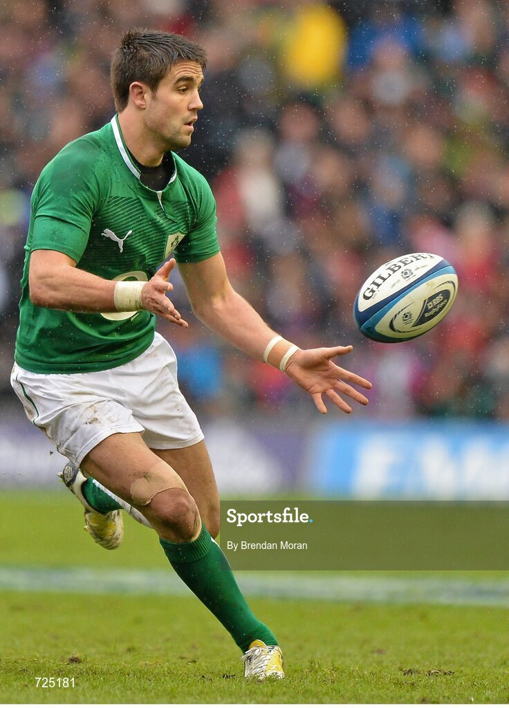 24 February 2013; Conor Murray, Ireland. RBS Six Nations Rugby Championship, Scotland v Ireland, Murrayfield Stadium, Edinburgh, Scotland. Picture credit: Brendan Moran / SPORTSFILE