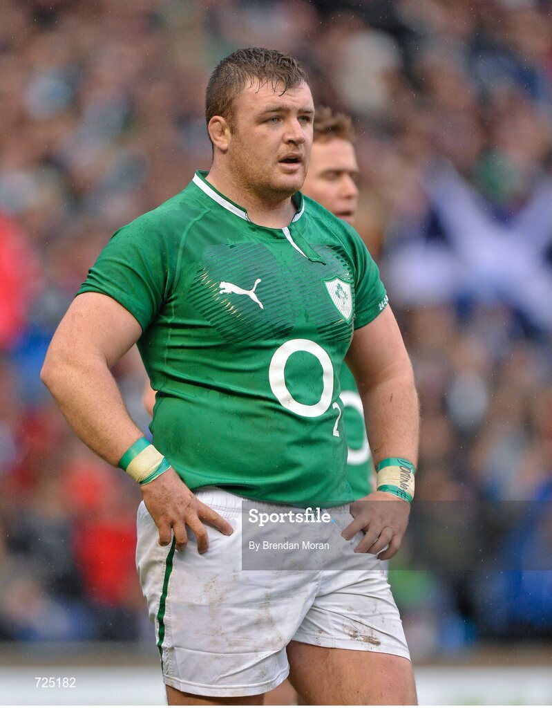 24 February 2013; Dave Kilcoyne, Ireland. RBS Six Nations Rugby Championship, Scotland v Ireland, Murrayfield Stadium, Edinburgh, Scotland. Picture credit: Brendan Moran / SPORTSFILE