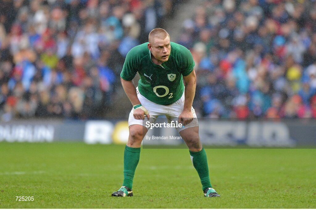 24 February 2013; Tom Court, Ireland. RBS Six Nations Rugby Championship, Scotland v Ireland, Murrayfield Stadium, Edinburgh, Scotland. Picture credit: Brendan Moran / SPORTSFILE