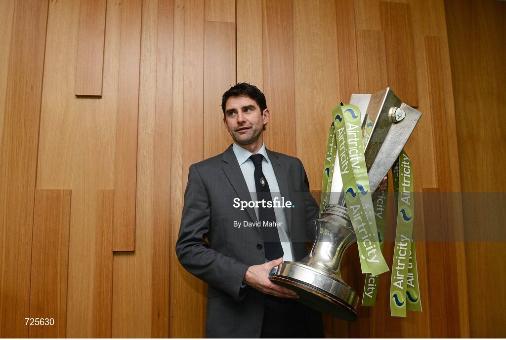 1 March 2013; Limerick FC manager Stuart Taylor in attendance at the Airtricity League launch 2013. Aviva Stadium, Lansdowne Road, Dublin. Picture credit: David Maher / SPORTSFILE