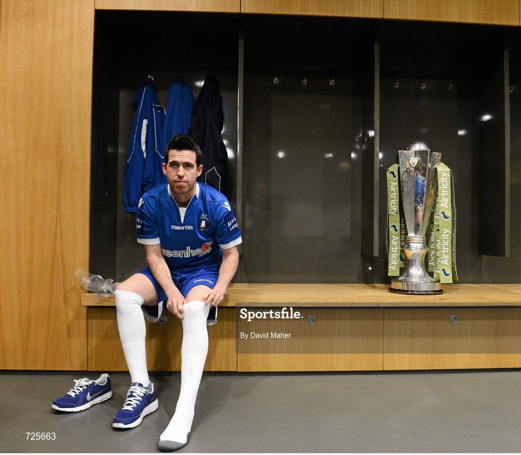 1 March 2013; Stephen Bradley, Limerick FC, in attendance at the Airtricity League launch 2013. Aviva Stadium, Lansdowne Road, Dublin. Picture credit: David Maher / SPORTSFILE