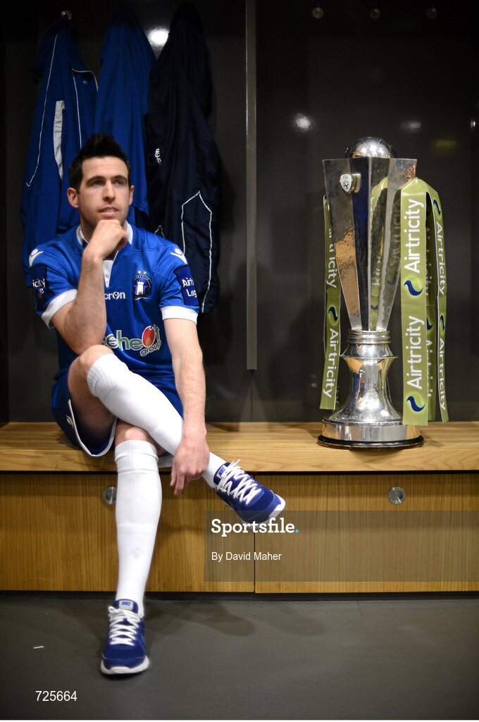 1 March 2013; Stephen Bradley, Limerick FC, in attendance at the Airtricity League launch 2013. Aviva Stadium, Lansdowne Road, Dublin. Picture credit: David Maher / SPORTSFILE