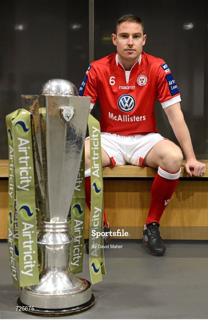 1 March 2013; Glenn Cronin, Shelbourne, in attendance at the Airtricity League launch 2013. Aviva Stadium, Lansdowne Road, Dublin. Picture credit: David Maher / SPORTSFILE