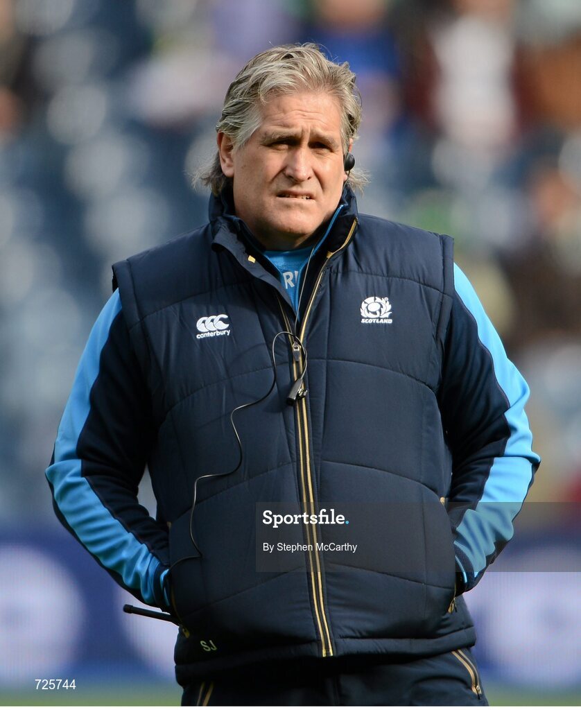 24 February 2013; Scotland's interim head coach Scott Johnson. RBS Six Nations Rugby Championship, Scotland v Ireland, Murrayfield Stadium, Edinburgh, Scotland. Picture credit: Stephen McCarthy / SPORTSFILE