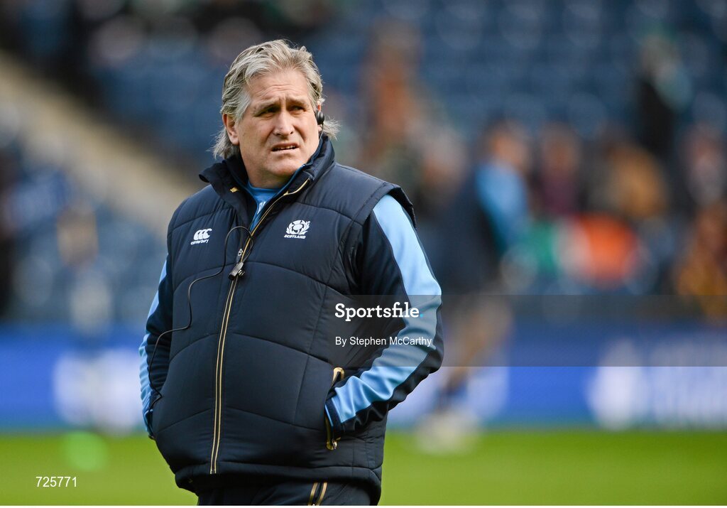 24 February 2013; Scotland's interim head coach Scott Johnson. RBS Six Nations Rugby Championship, Scotland v Ireland, Murrayfield Stadium, Edinburgh, Scotland. Picture credit: Stephen McCarthy / SPORTSFILE