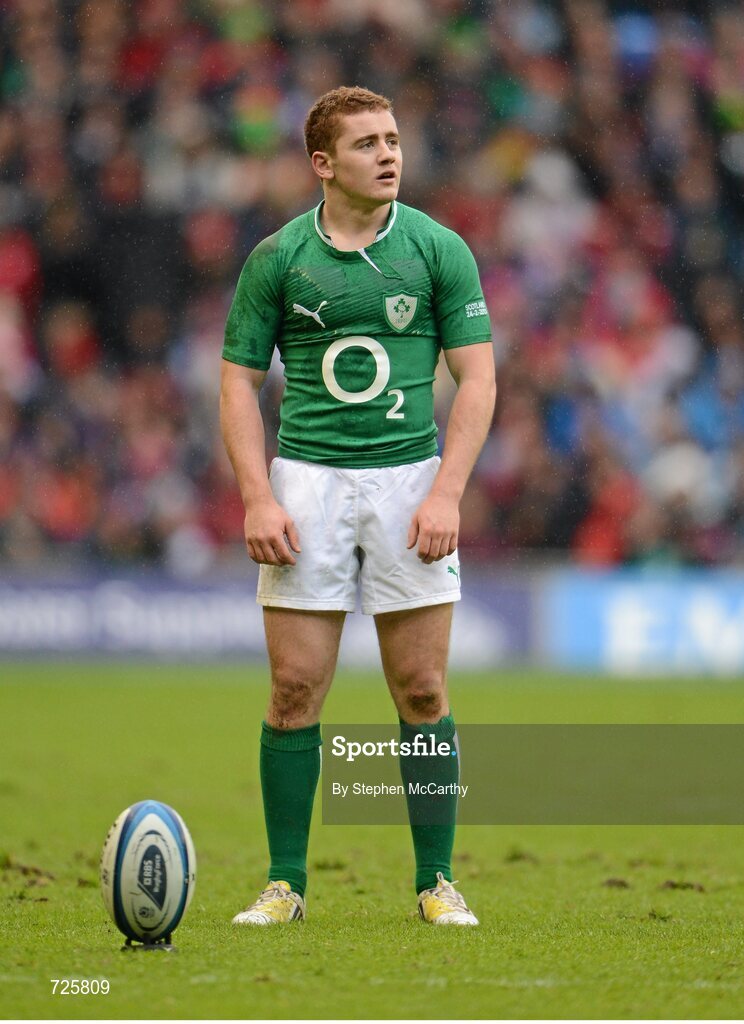 24 February 2013; Paddy Jackson, Ireland. RBS Six Nations Rugby Championship, Scotland v Ireland, Murrayfield Stadium, Edinburgh, Scotland. Picture credit: Stephen McCarthy / SPORTSFILE
