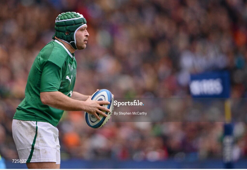 24 February 2013; Rory Best, Ireland. RBS Six Nations Rugby Championship, Scotland v Ireland, Murrayfield Stadium, Edinburgh, Scotland. Picture credit: Stephen McCarthy / SPORTSFILE