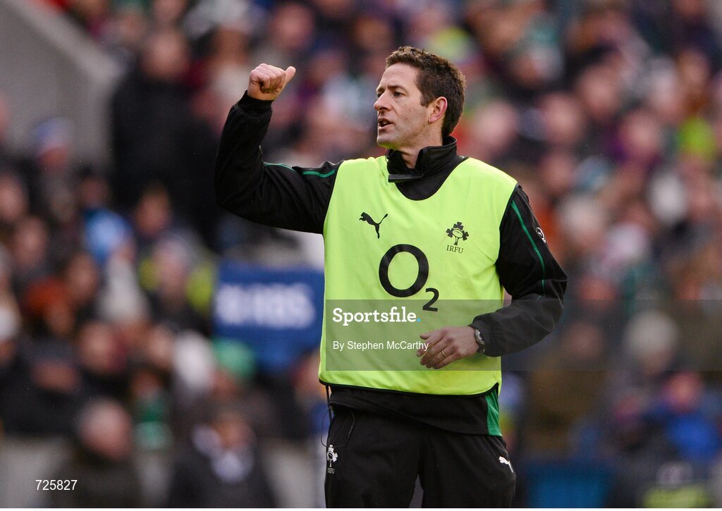 24 February 2013; Ireland physio Keith Fox. RBS Six Nations Rugby Championship, Scotland v Ireland, Murrayfield Stadium, Edinburgh, Scotland. Picture credit: Stephen McCarthy / SPORTSFILE
