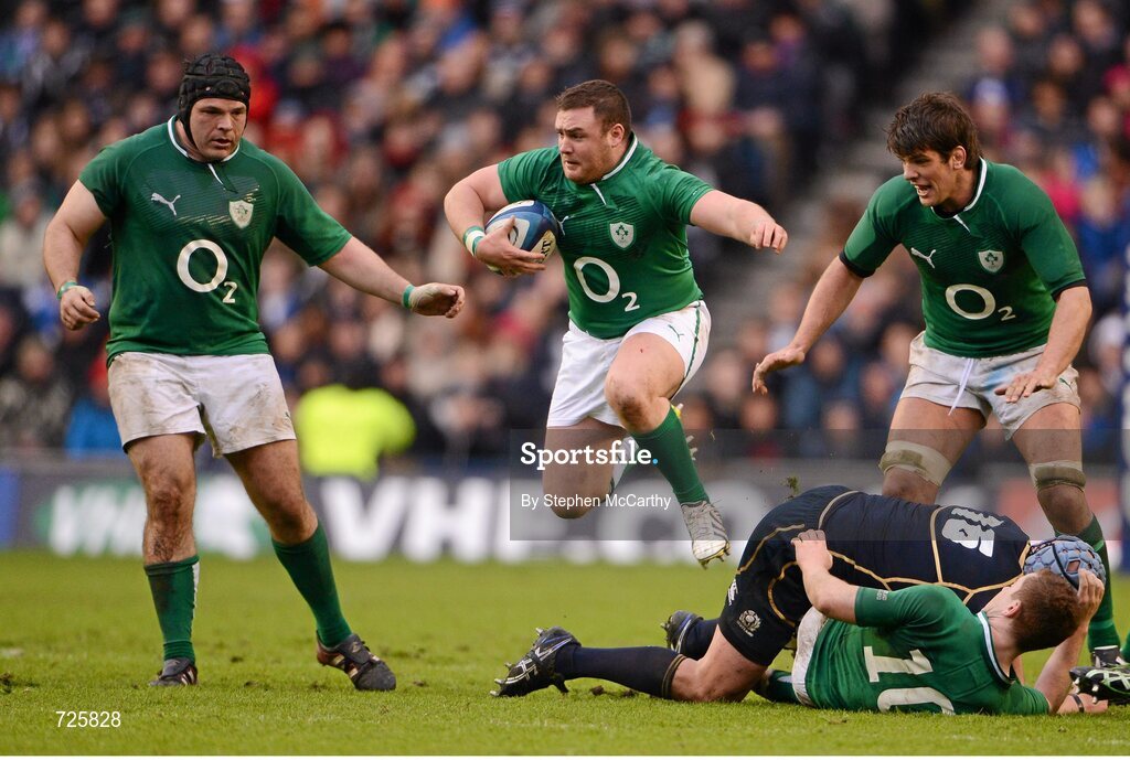 24 February 2013; Dave Kilcoyne, Ireland. RBS Six Nations Rugby Championship, Scotland v Ireland, Murrayfield Stadium, Edinburgh, Scotland. Picture credit: Stephen McCarthy / SPORTSFILE