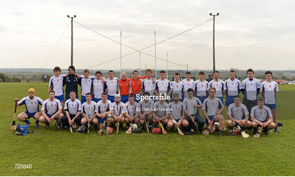 1 March 2013; The Mary Immaculate College squad. Irish Daily Mail Fitzgibbon Cup Semi-Final, Waterford Institute of Technology v Mary Immaculate College, Limerick, Carnmore GAA Club, Carnmore, Co. Galway. Picture credit: Diarmuid Greene / SPORTSFILE