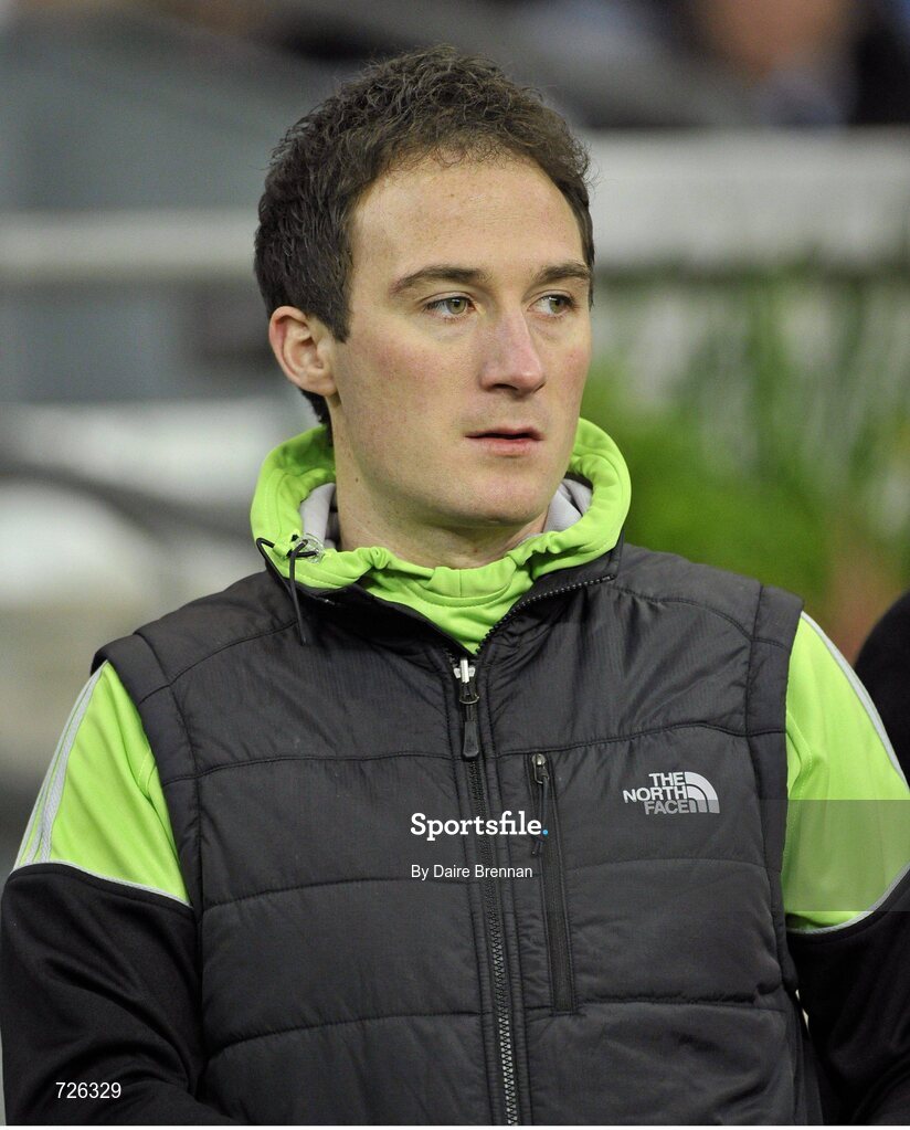 2 March 2013; Injured Mayo player Alan Dillon. Allianz Football League, Division 1, Dublin v Mayo, Croke Park, Dublin. Picture credit: Dáire Brennan / SPORTSFILE