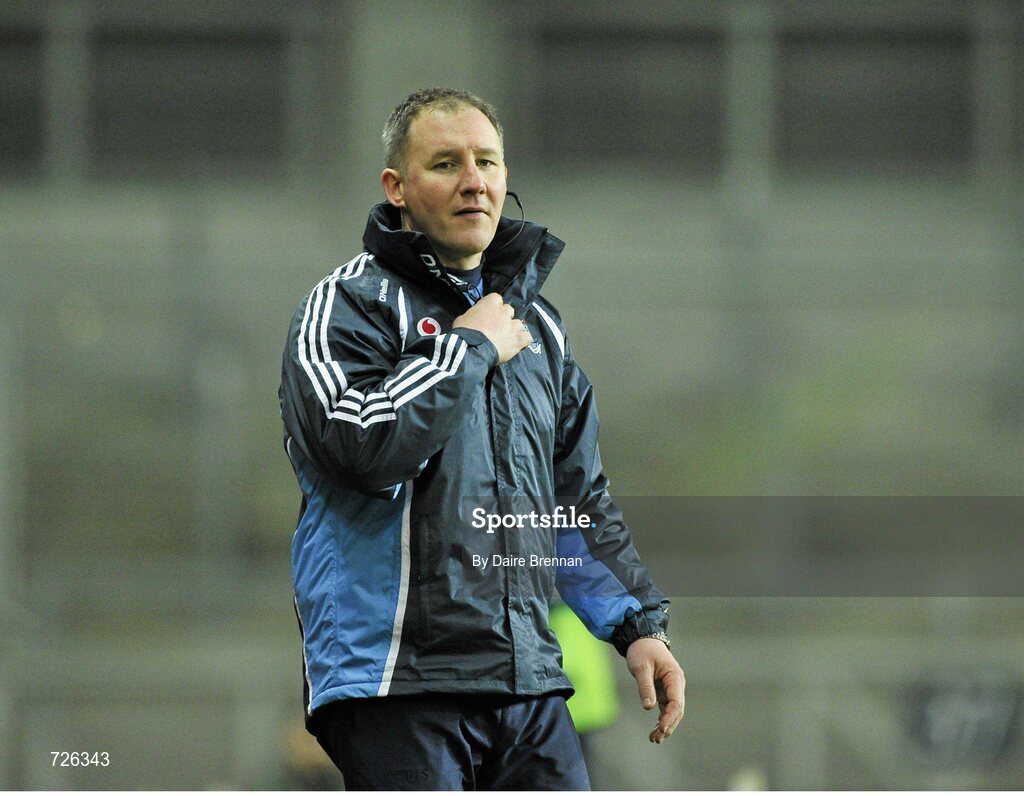 2 March 2013; Dublin manager Jim Gavin. Allianz Football League, Division 1, Dublin v Mayo, Croke Park, Dublin. Picture credit: Dáire Brennan / SPORTSFILE