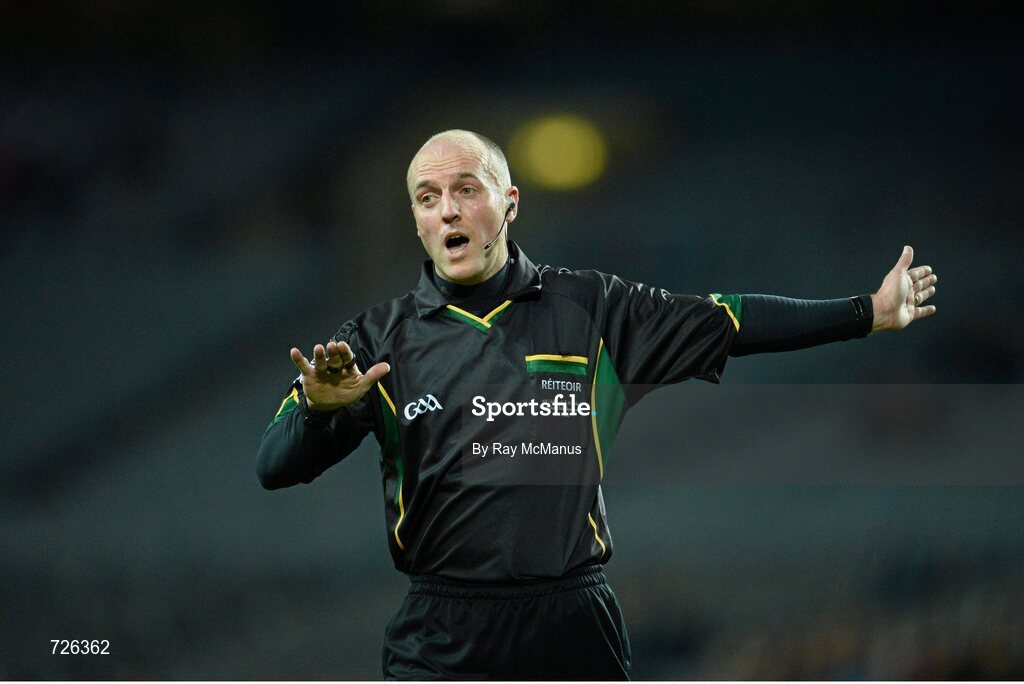 2 March 2013; Referee Cormac O'Reilly. Allianz Football League, Division 1, Dublin v Mayo, Croke Park, Dublin. Picture credit: Ray McManus / SPORTSFILE