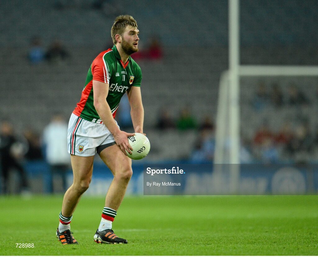 2 March 2013; Aidan O'Shea, Mayo. Allianz Football League, Division 1, Dublin v Mayo, Croke Park, Dublin. Picture credit: Ray McManus / SPORTSFILE