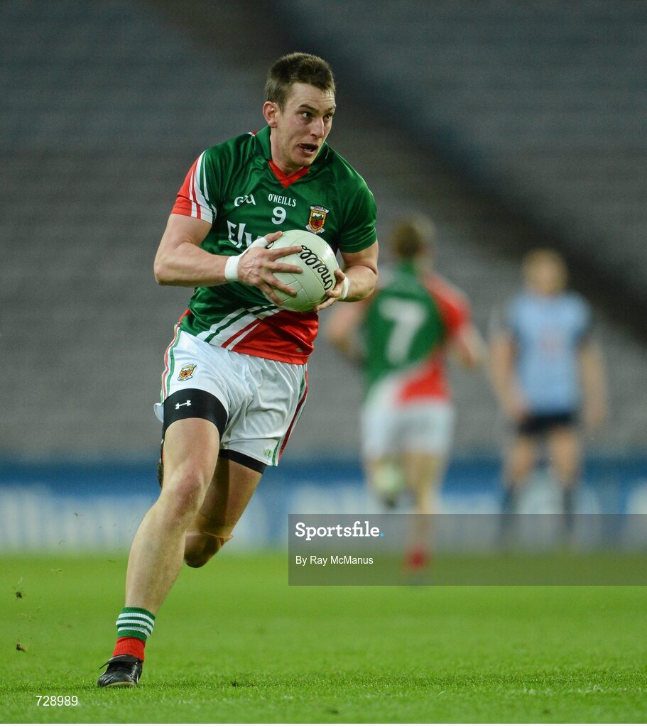 2 March 2013; Barry Moran, Mayo. Allianz Football League, Division 1, Dublin v Mayo, Croke Park, Dublin. Picture credit: Ray McManus / SPORTSFILE