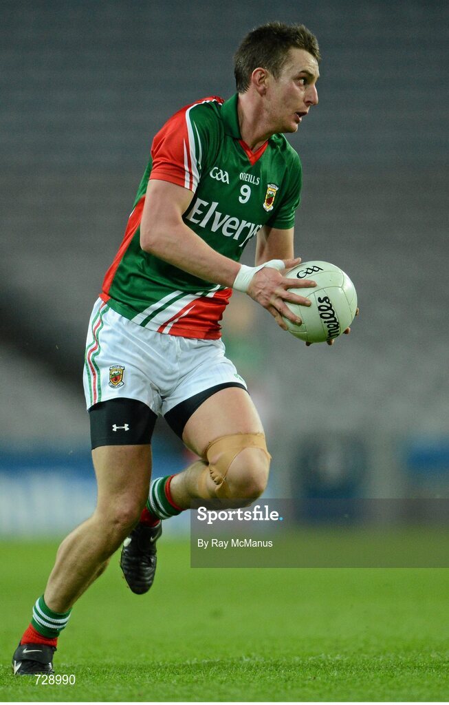 2 March 2013; Barry Moran, Mayo. Allianz Football League, Division 1, Dublin v Mayo, Croke Park, Dublin. Picture credit: Ray McManus / SPORTSFILE