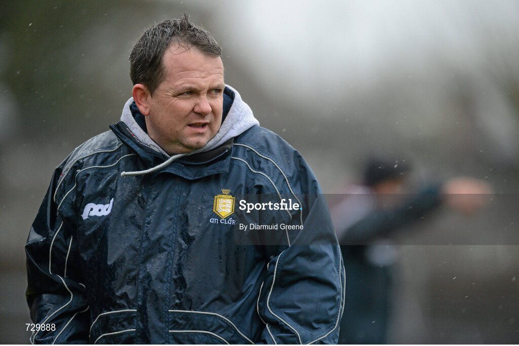10 March 2013; Clare manager Davy Fitzgerald. Allianz Hurling League, Division 1A, Clare v Galway, Cusack Park, Ennis, Co. Clare. Picture credit: Diarmuid Greene / SPORTSFILE