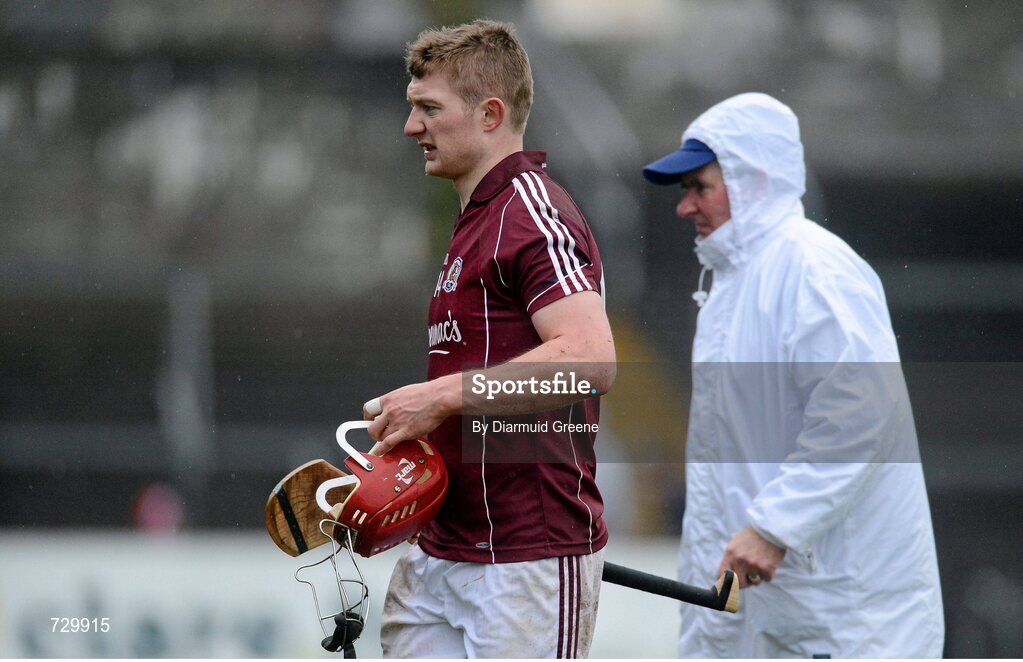10 March 2013; Joe Canning, Galway leaves the pitch after defeat to Clare. Allianz Hurling League, Division 1A, Clare v Galway, Cusack Park, Ennis, Co. Clare. Picture credit: Diarmuid Greene / SPORTSFILE