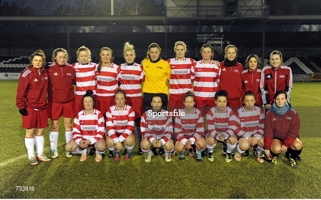 19 March 2013; The IT Sligo squad. WSCAI Premier Division Final, IT Sligo v University College Dublin, Eamon Deacy Park, Galway. Picture credit: Ray Ryan / SPORTSFILE