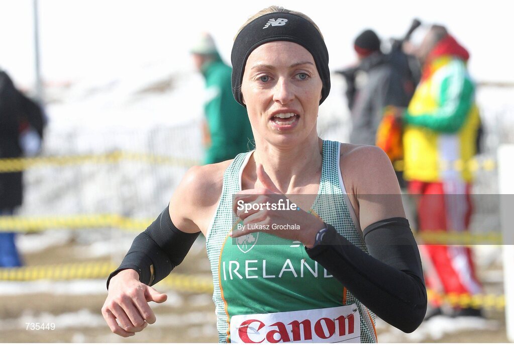 24 March 2013; Ireland's Elizabeth Lee in action during the IAAF World Cross Country Championships 2013. Bydgoszcz, Poland. Picture credit: Lukasz Grochala / SPORTSFILE
