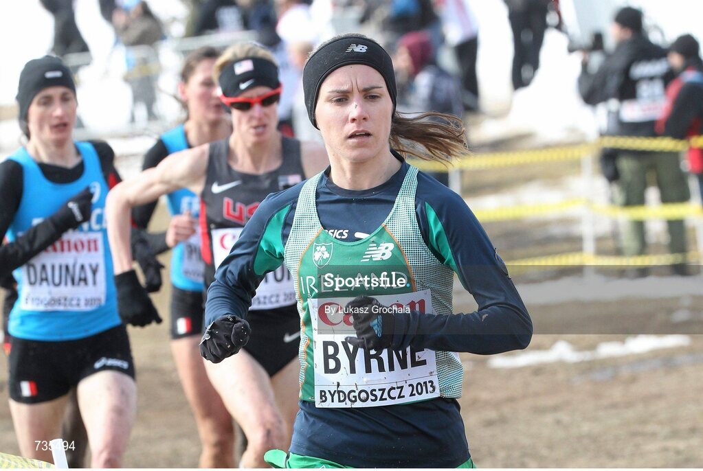 24 March 2013; Ireland's Linda Byrne in action during the IAAF World Cross Country Championships 2013. Bydgoszcz, Poland. Picture credit: Lukasz Grochala / SPORTSFILE