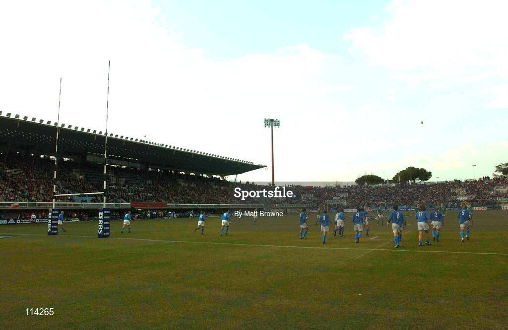 22 February 2003; RBS Six Nations Rugby Championship, Italy v Ireland, Stadio Flaminio, Rome, Italy.  Picture credit; Matt Browne / SPORTSFILE *EDI*