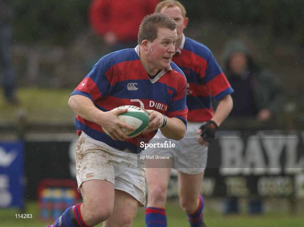 1 March 2003; Adrian Clarke, Clontarf. AIB League Division One, County Carlow v Clontarf, Oak Park, Co. Carlow.  Picture credit; Matt Browne / SPORTSFILE *EDI*