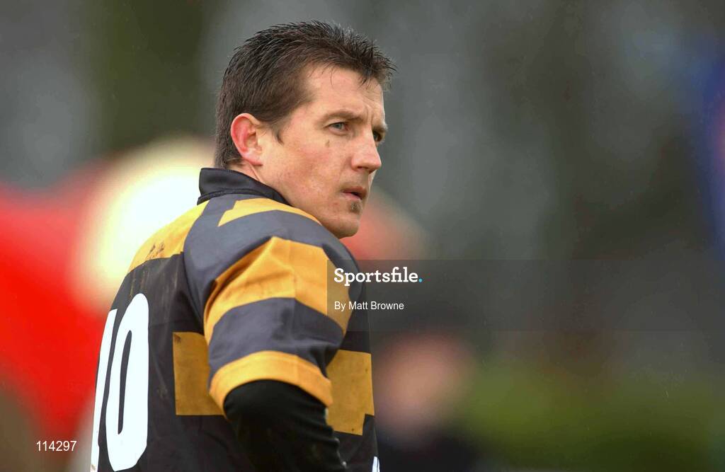 1 March 2003; Dan Van Zyl, Carlow. AIB League Division One, County Carlow v Clontarf, Oak Park, Co. Carlow.  Picture credit; Matt Browne / SPORTSFILE *EDI*