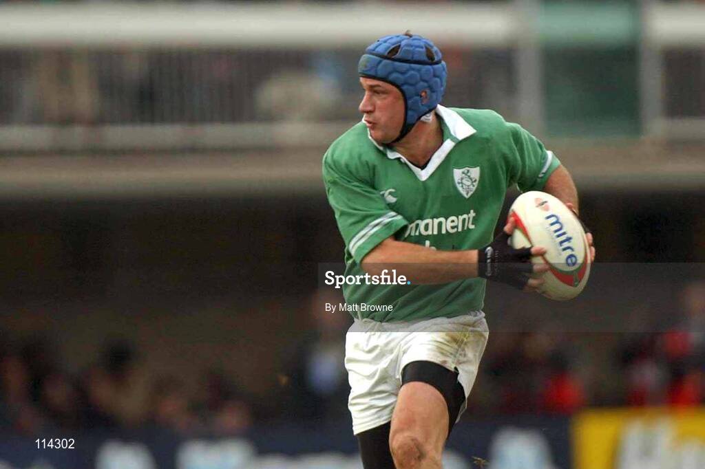 22 February 2003; David Humphreys, Ireland. RBS Six Nations Rugby Championship, Italy v Ireland, Stadio Flaminio, Rome, Italy. Picture credit; Matt Browne / SPORTSFILE *EDI*