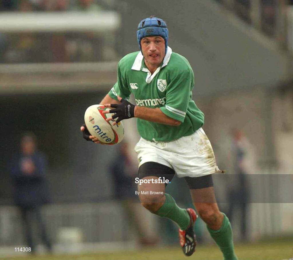22 February 2003; David Humphreys, Ireland. RBS Six Nations Rugby Championship, Italy v Ireland, Stadio Flaminio, Rome, Italy. Picture credit; Matt Browne / SPORTSFILE *EDI*