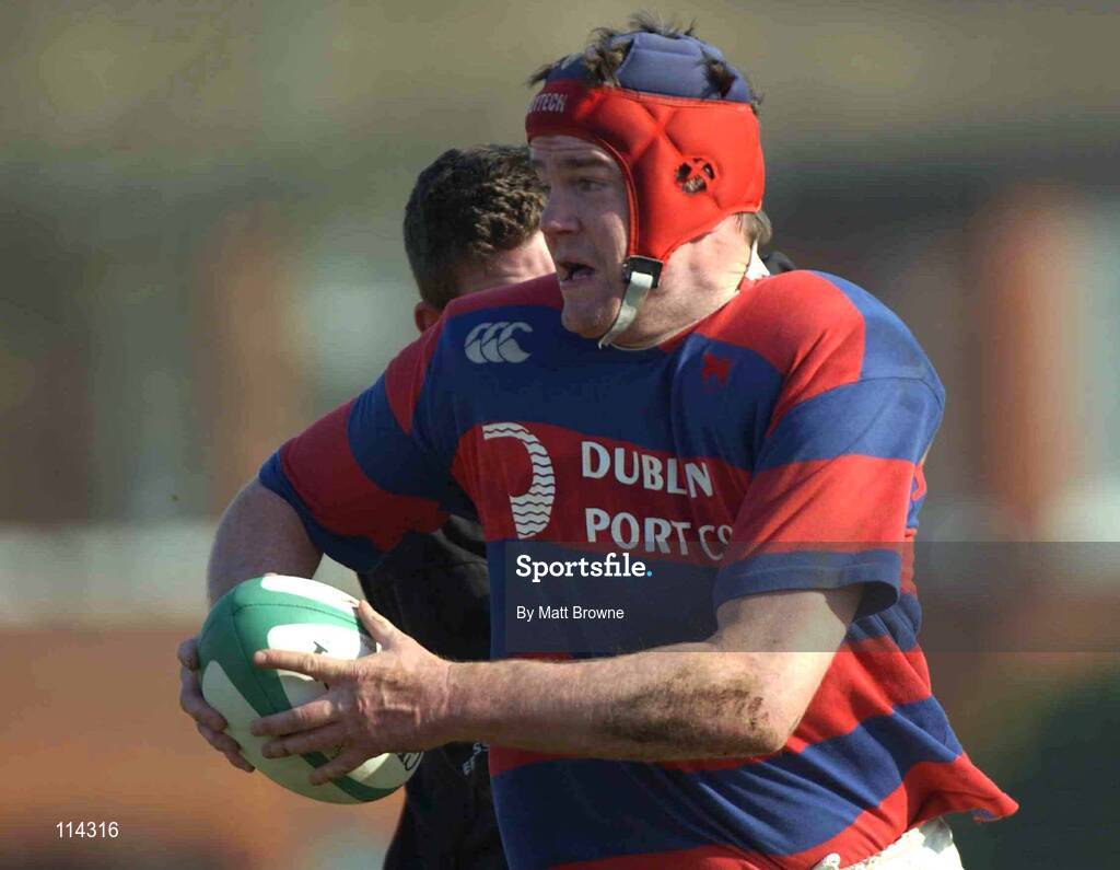 15 March 2003; Andy Wood, Clontarf. AIB League, Division One, Clontarf v Buccaneers, Castle Avenue, Clontarf, Dublin. Picture credit; Matt Browne / SPORTSFILE *EDI*