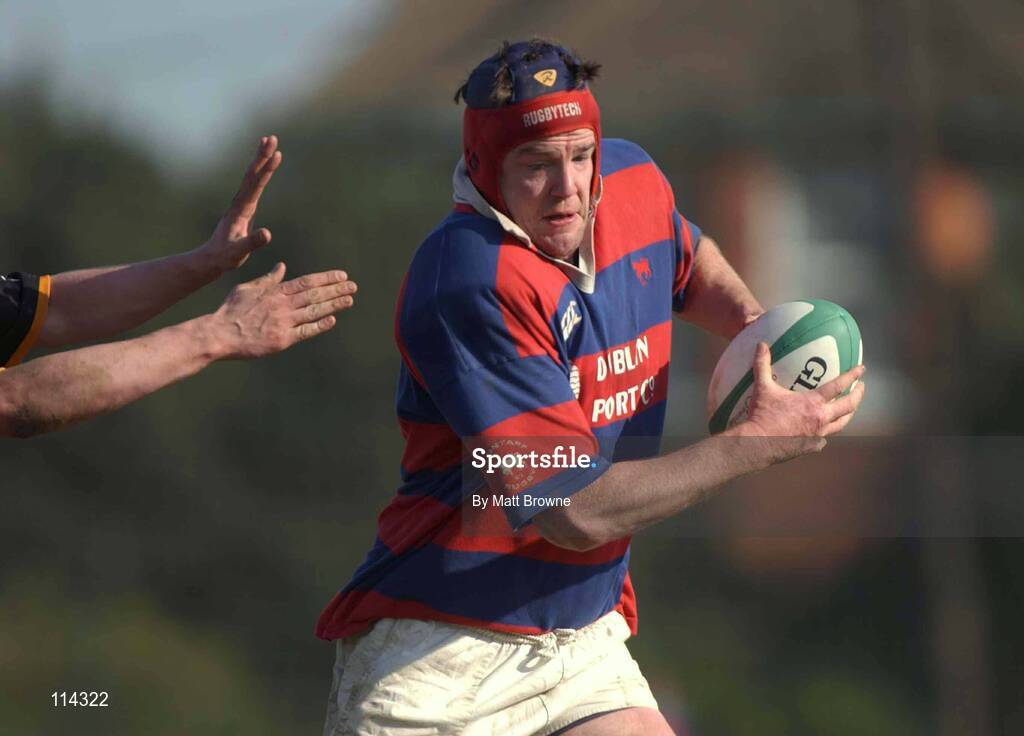 15 March 2003; Andy Wood, Clontarf. AIB League, Division One, Clontarf v Buccaneers, Castle Avenue, Clontarf, Dublin. Picture credit; Matt Browne / SPORTSFILE *EDI*