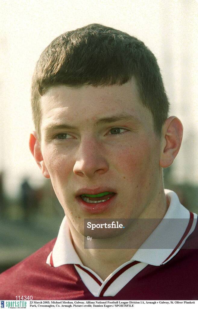 23 March 2003; Michael Meehan, Galway. Allianz National Football League Division 1A, Armagh v Galway, St. Oliver Plunkett Park, Crossmaglen, Co. Armagh. Picture credit; Damien Eagers / SPORTSFILE