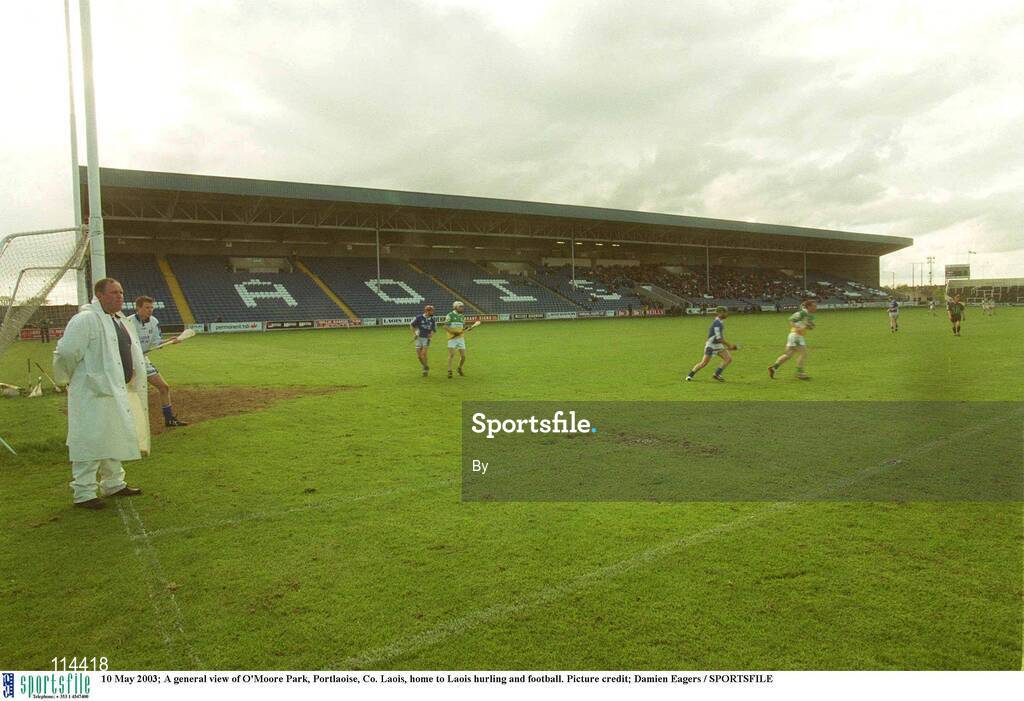 10 May 2003; A general view of O'Moore Park, Portlaoise, Co. Laois, home to Laois hurling and football. Picture credit; Damien Eagers / SPORTSFILE