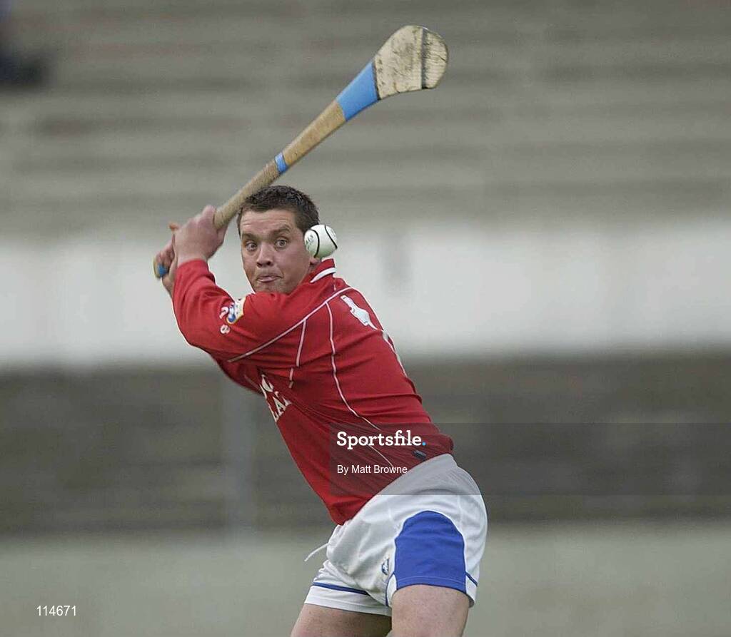 31 May 2003; John Lyons, Laois. Guinness Leinster Senior Hurling Championship, Dublin v Laois, Nowlan Park, Co. Kilkenny. Picture credit; Matt Browne / SPORTSFILE *EDI*