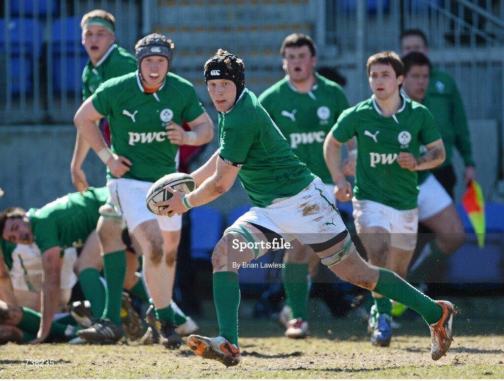 3 April 2013; Ben Alexander, Ireland. U19 Friendly, Ireland U19 v England U19, Donnybrook Stadium, Donnybrook, Dublin. Picture credit: Brian Lawless / SPORTSFILE