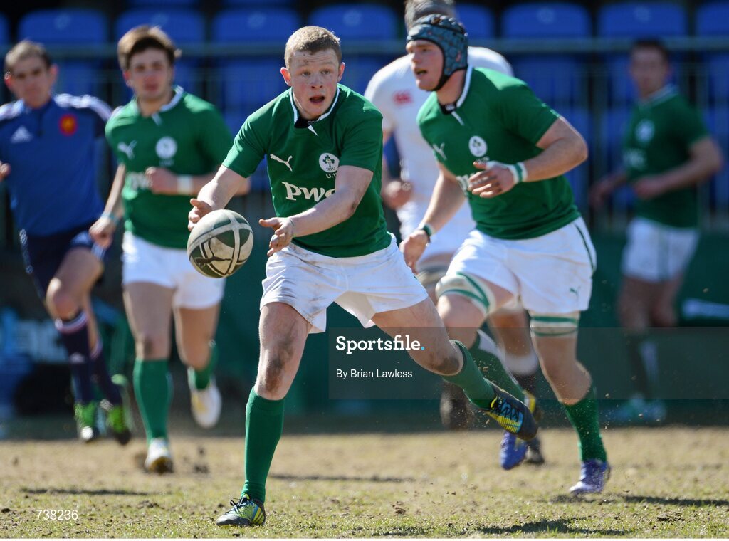 3 April 2013; Conor McKeon, Ireland. U19 Friendly, Ireland U19 v England U19, Donnybrook Stadium, Donnybrook, Dublin. Picture credit: Brian Lawless / SPORTSFILE