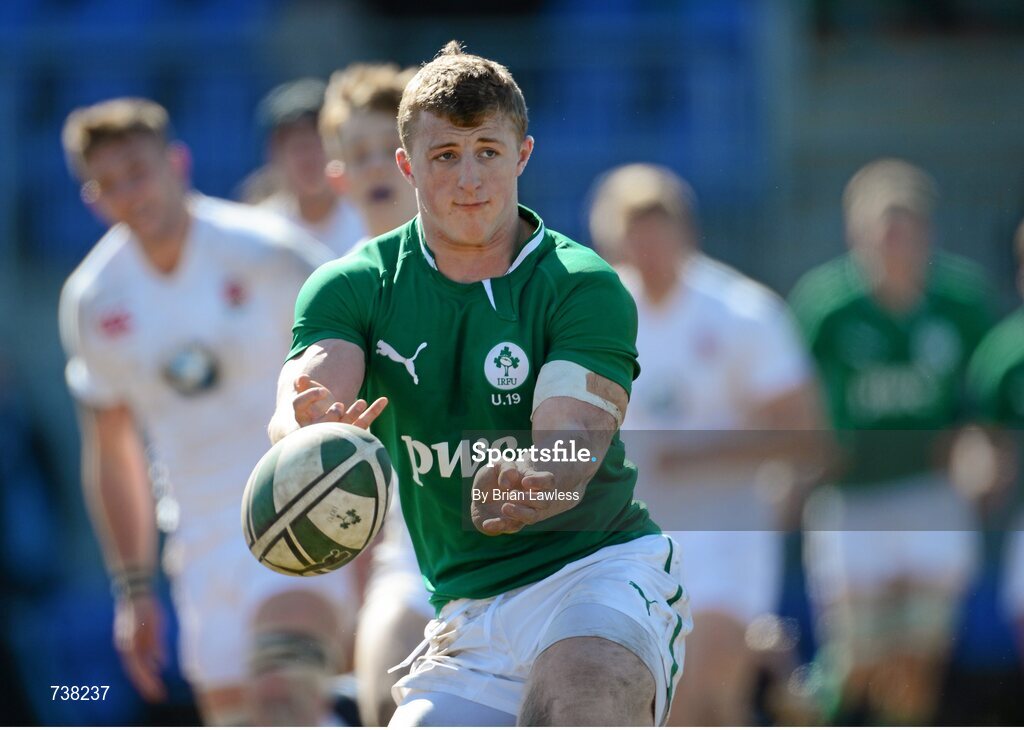 3 April 2013; Peter Robb, Ireland. U19 Friendly, Ireland U19 v England U19, Donnybrook Stadium, Donnybrook, Dublin. Picture credit: Brian Lawless / SPORTSFILE