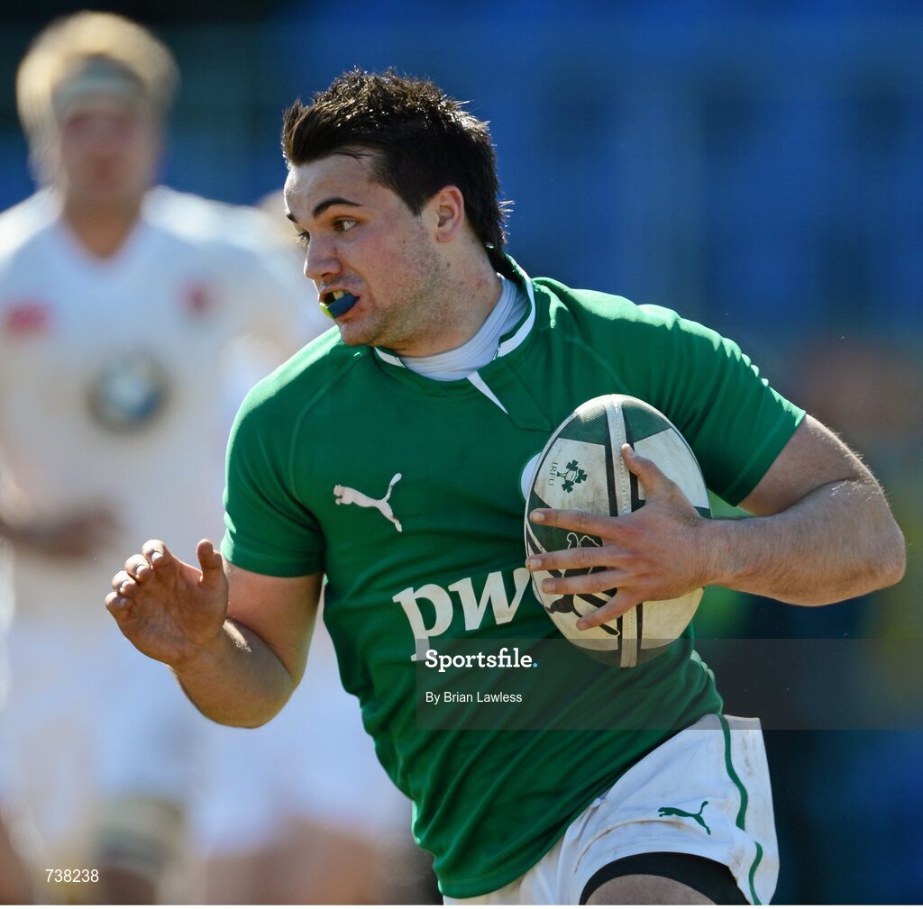 3 April 2013; Cian Kelleher, Ireland. U19 Friendly, Ireland U19 v England U19, Donnybrook Stadium, Donnybrook, Dublin. Picture credit: Brian Lawless / SPORTSFILE