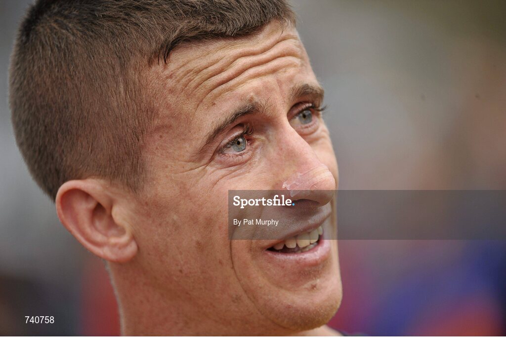 14 April 2013; Robert Heffernan, Togher AC, after the SPAR Great Ireland Run 2013. Phoenix Park, Dublin. Picture credit: Pat Murphy / SPORTSFILE