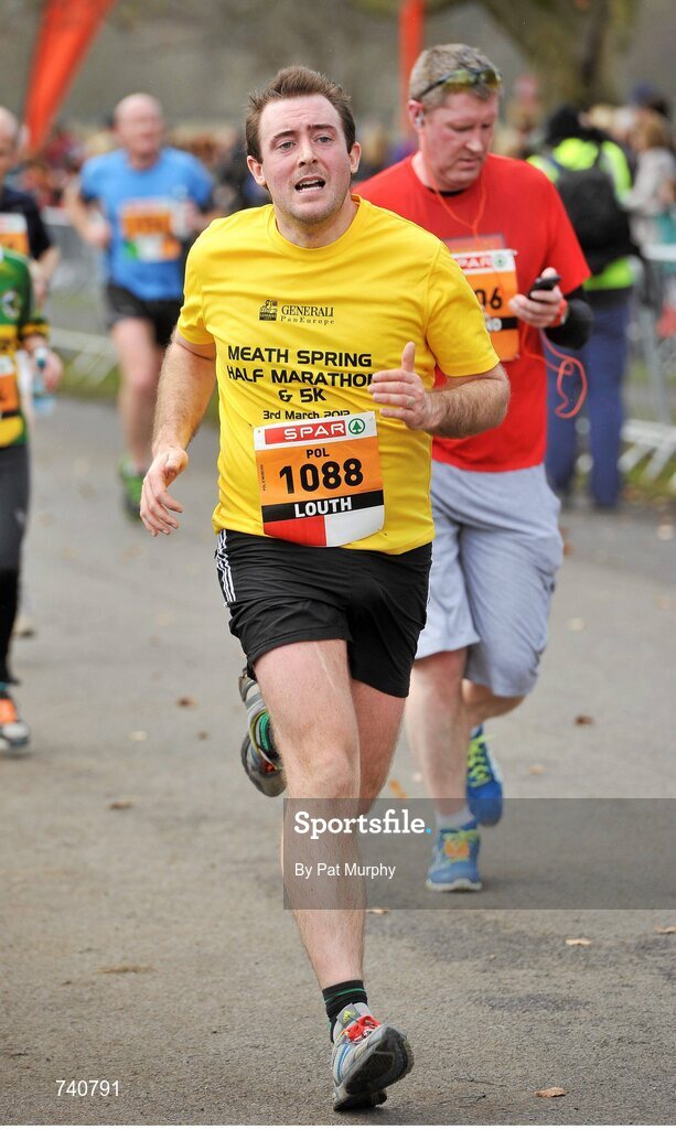 14 April 2013; Pol O'Murchu, from Louth, competing in the SPAR Great Ireland Run 2013. Phoenix Park, Dublin. Picture credit: Pat Murphy / SPORTSFILE