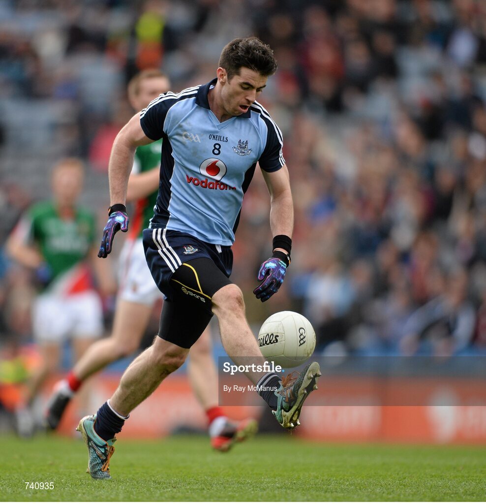 14 April 2013; Michael Darragh MacAuley, Dublin. Allianz Football League, Division 1, Semi-Final, Dublin v Mayo, Croke Park, Dublin. Picture credit: Ray McManus / SPORTSFILE