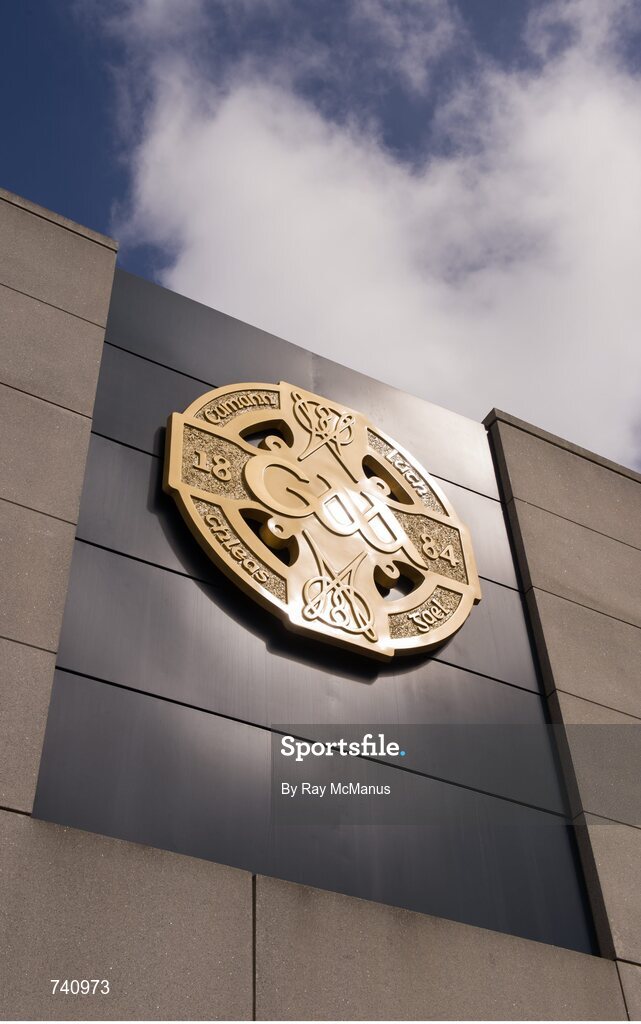 14 April 2013; A general view of the GAA sign above the entrance area of Croke Park. Allianz Football League, Division 1, Semi-Final, Dublin v Mayo, Croke Park, Dublin. Picture credit: Ray McManus / SPORTSFILE