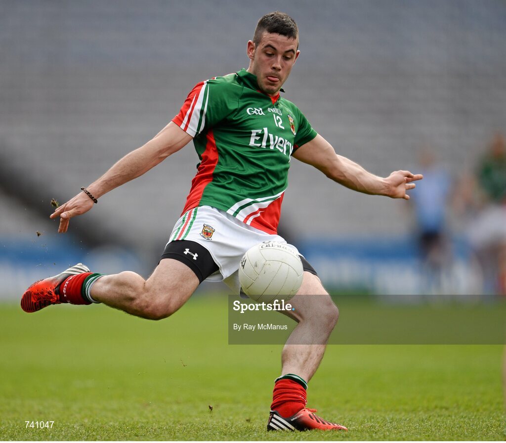 14 April 2013; Cathal Carolan, Mayo. Allianz Football League, Division 1, Semi-Final, Dublin v Mayo, Croke Park, Dublin. Picture credit: Ray McManus / SPORTSFILE