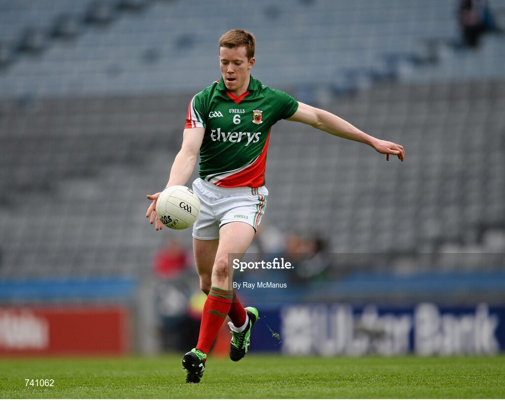 14 April 2013; Donal Vaughan, Mayo. Allianz Football League, Division 1, Semi-Final, Dublin v Mayo, Croke Park, Dublin. Picture credit: Ray McManus / SPORTSFILE