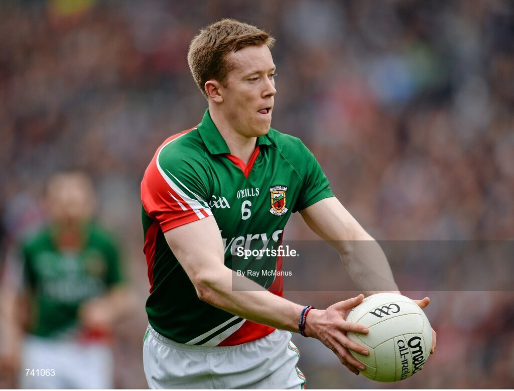 14 April 2013; Donal Vaughan, Mayo. Allianz Football League, Division 1, Semi-Final, Dublin v Mayo, Croke Park, Dublin. Picture credit: Ray McManus / SPORTSFILE