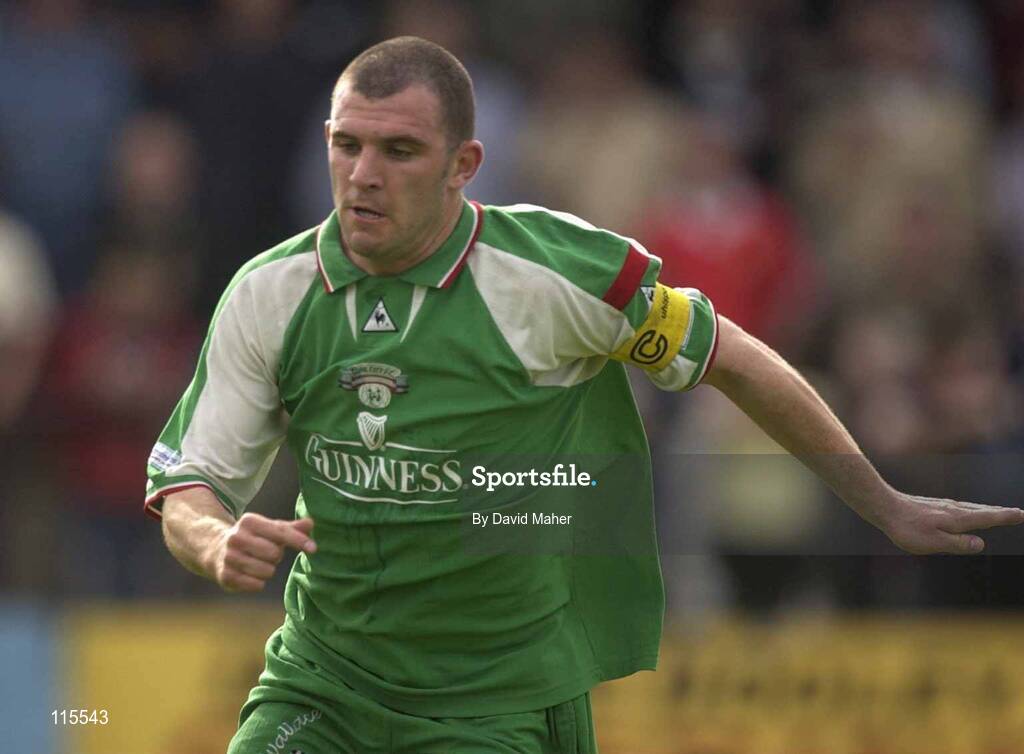 31 May 2003; Greg O'Halloran, Cork City. eircom League, Premier Division, Drogheda v Cork City, 02 Park, Drogheda, Co. Louth. Soccer. Picture credit; David Maher / SPORTSFILE *EDI*
