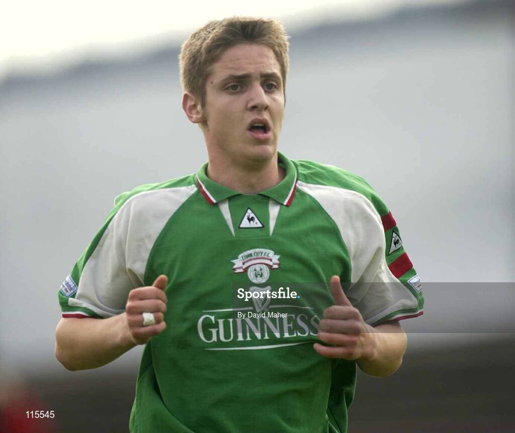 31 May 2003; Kevin Doyle, Cork City. eircom League, Premier Division, Drogheda v Cork City, 02 Park, Drogheda, Co. Louth. Soccer. Picture credit; David Maher / SPORTSFILE *EDI*