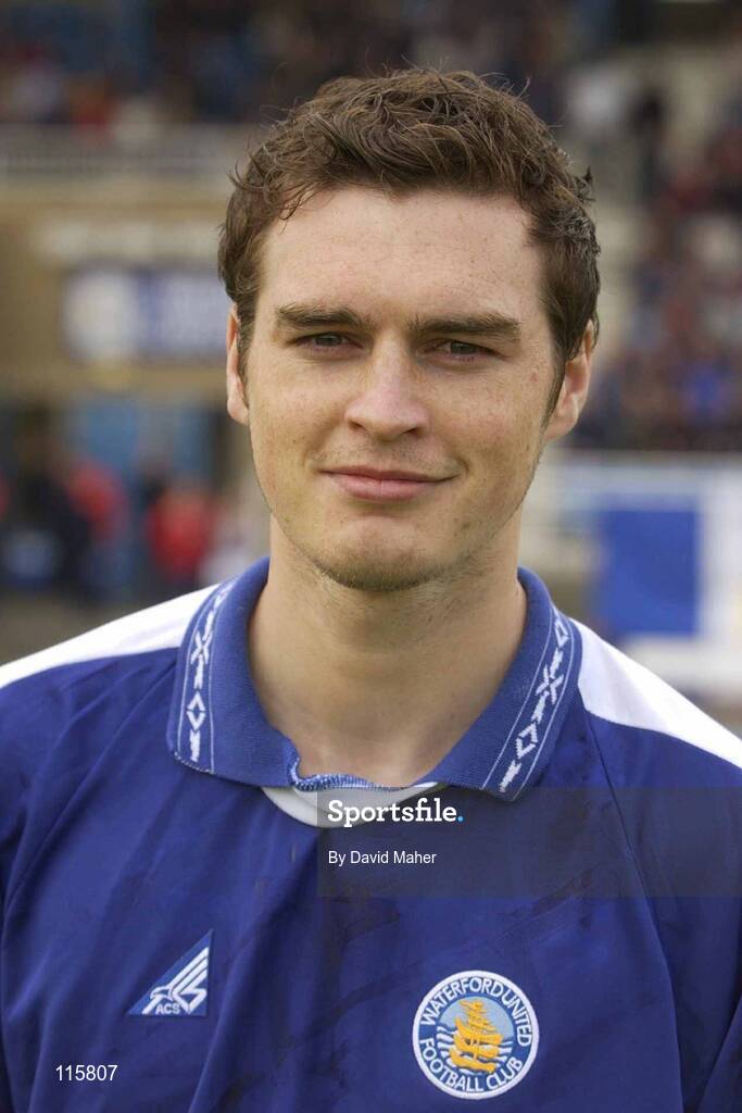 21 April 2003; Mark Clifford, Waterford United. eircom league, Premier Division, Waterford United v St. Patrick's Athletic, Waterford Regional Sports Centre (RSC), Waterford. Soccer. Picture credit; David Maher / SPORTSFILE *EDI*