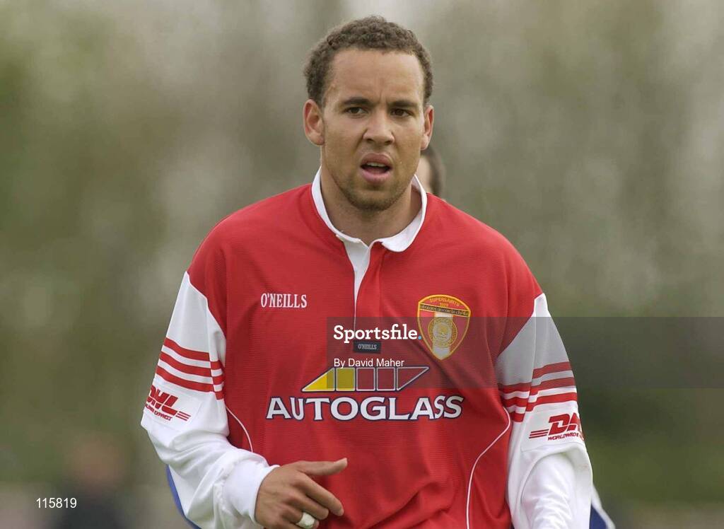 21 April 2003; Liam George, St. Patrick's Athletic. eircom league, Premier Division, Waterford United v St. Patrick's Athletic, Waterford Regional Sports Centre (RSC), Waterford. Soccer. Picture credit; David Maher / SPORTSFILE *EDI*